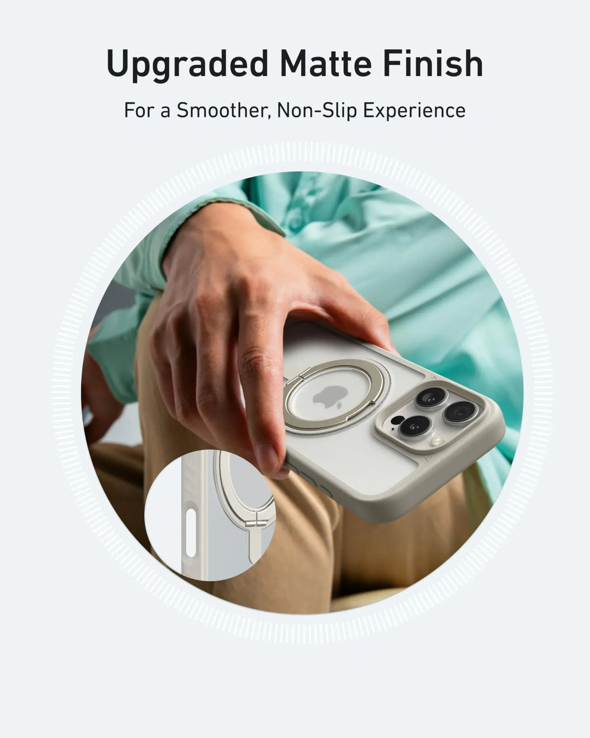 Anker MagGo Magnetic Case with Stand (360° Ring Stand) - Snagva