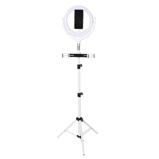 12'' LED Ring Light with Tripod Stand Phone Holder Dimmable Selfie