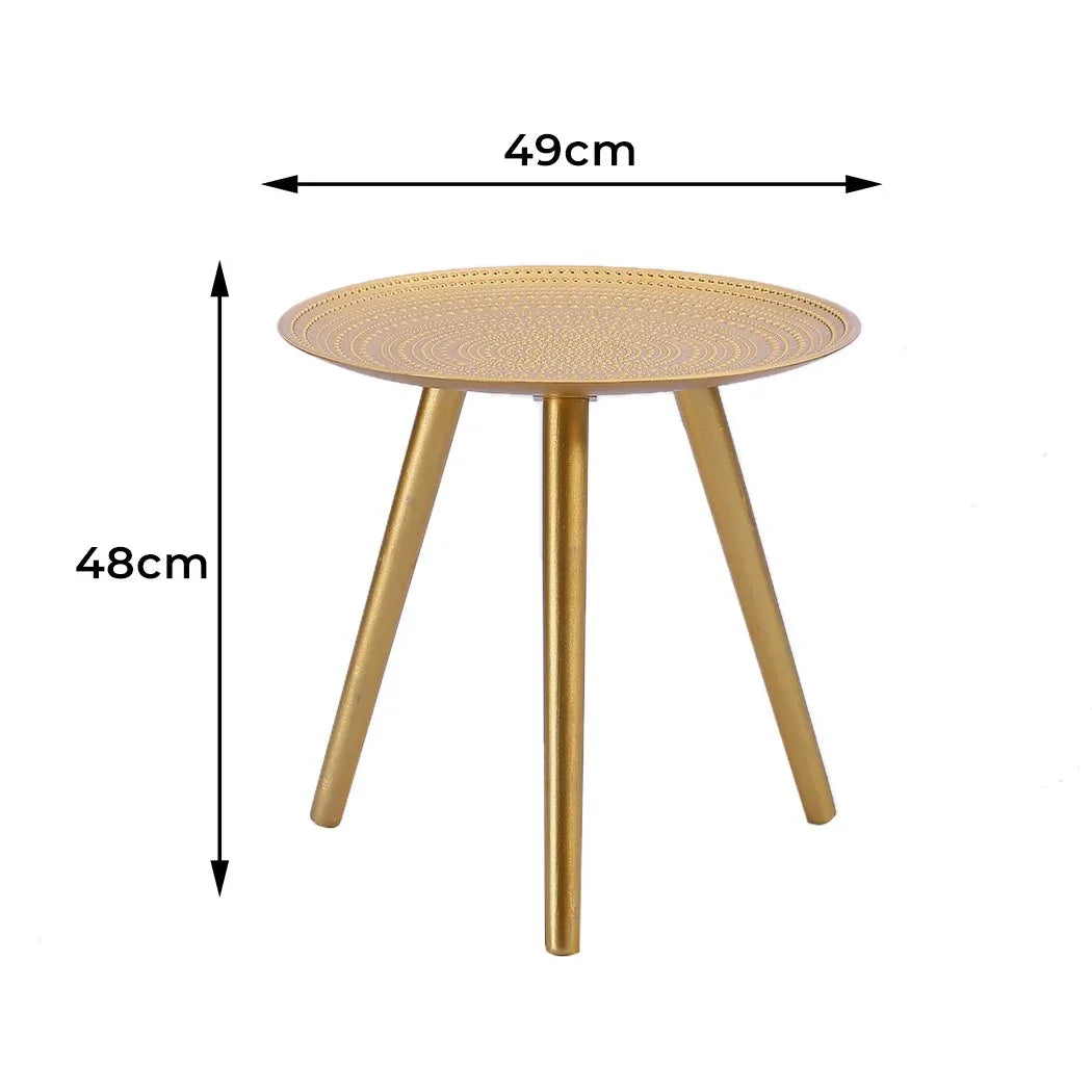 Side end table with drawers highlighting elegant wood grain and practical design.