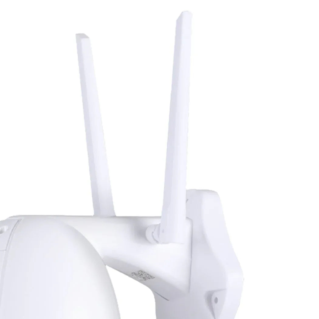 Security camera in day and night lighting demonstrating waterproof outdoor capability.
