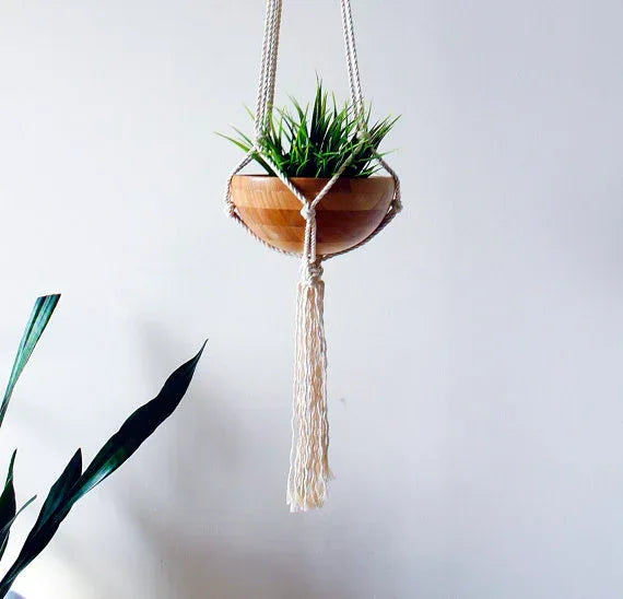 Macrame Plant Hanger - Snagva