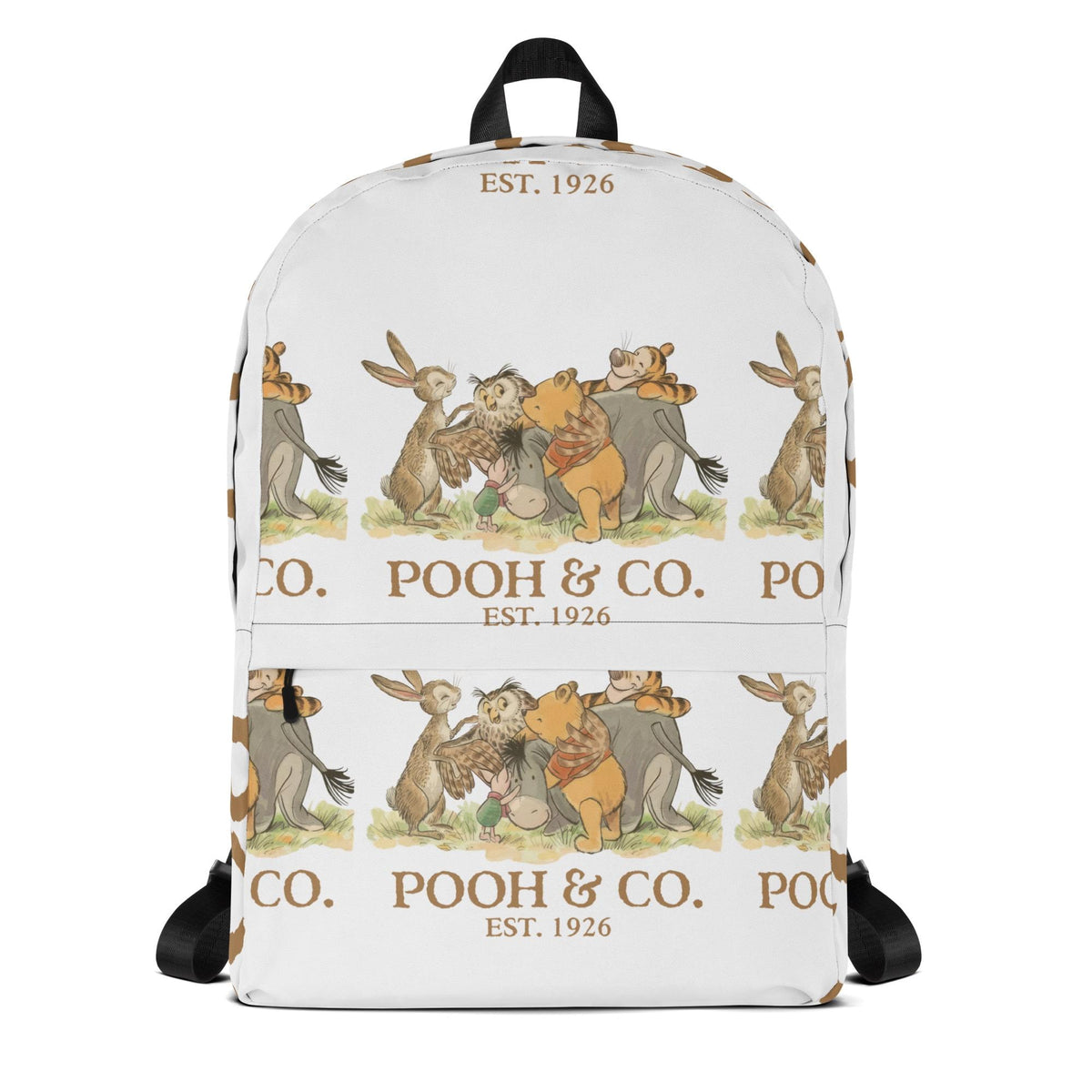 bag disney pooh&co Backpack — Bella+Canvas Tee fan art by Snagva (7)