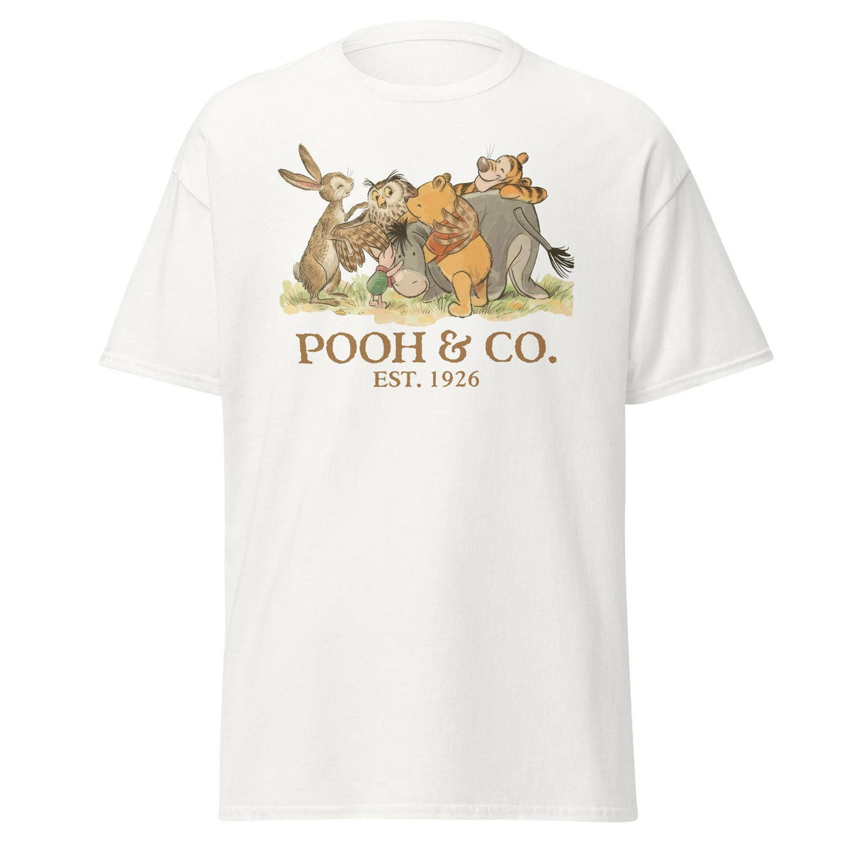 Retro Pooh & Co Vintage Disney Tee | Classic Unisex — Gildan Sweatshirt fan art by Snagva