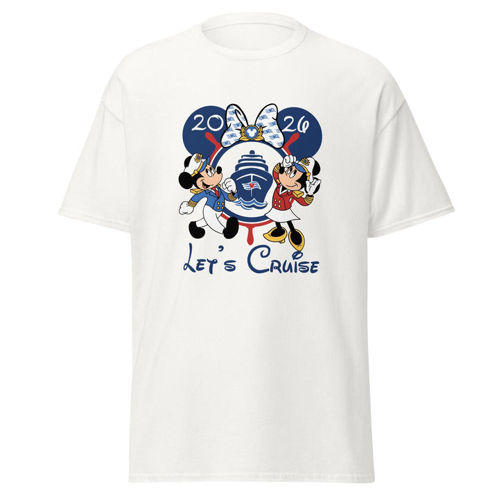 Disney 2026 Let's Cruise Mickey Minnie Vintage — Bella+Canvas Tee fan art by Snagva