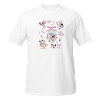 Coquette Minnie and Daisy Bow Vintage Tee | Disney Cute Grap — Bella+Canvas Tee fan art by Snagva