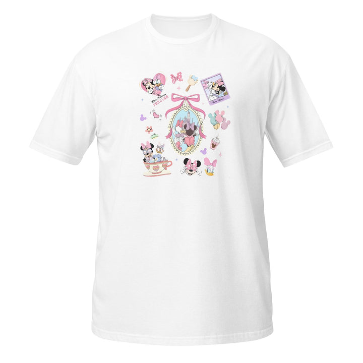 Coquette Minnie and Daisy Bow Vintage Tee | Disney Cute Grap — Gildan Hoodie fan art by Snagva