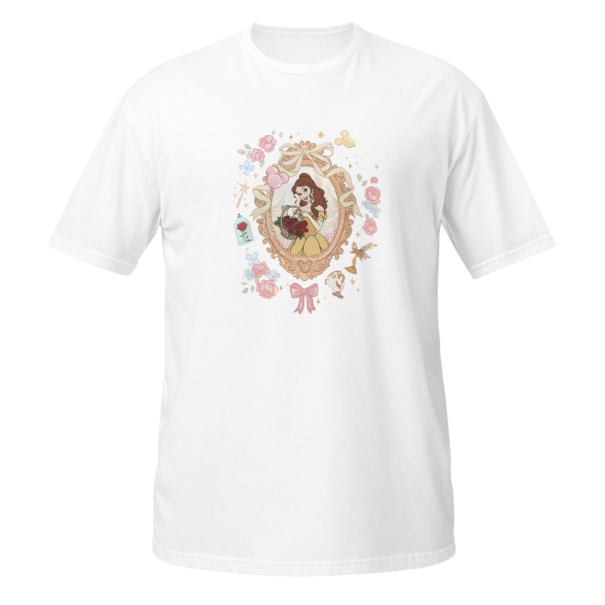 Coquette Belle Princess Bow Vintage Tee | Beauty and the Bea — Gildan Sweatshirt fan art by Snagva