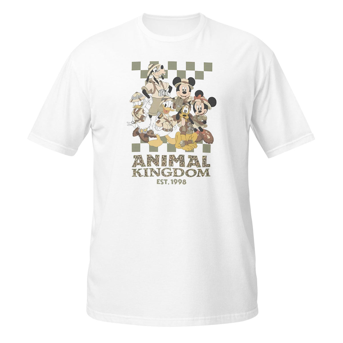 Retro Animal Kingdom Mickey Friends Vintage Tee | Disney Saf — Gildan Sweatshirt fan art by Snagva