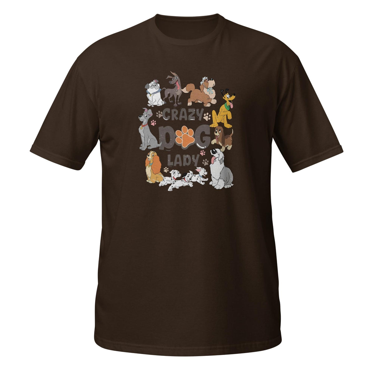 Crazy Dog Lady Disney Tee | Retro 101 Dalmatians Dogs Vintag — Comfort Colors Tee fan art by Snagva (3)