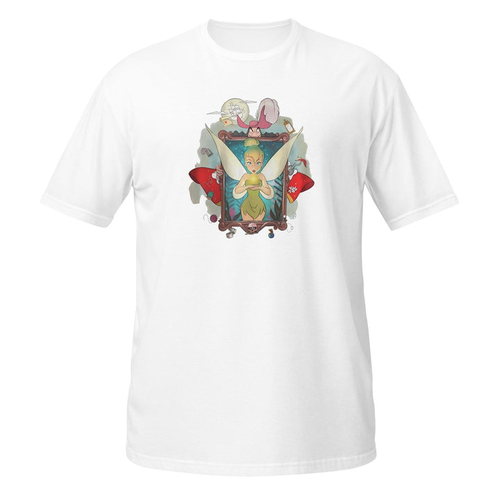 Retro 90s Disney Tinker Bell Vintage Tee | Peter Pan Fairy G — Comfort Colors Tee fan art by Snagva