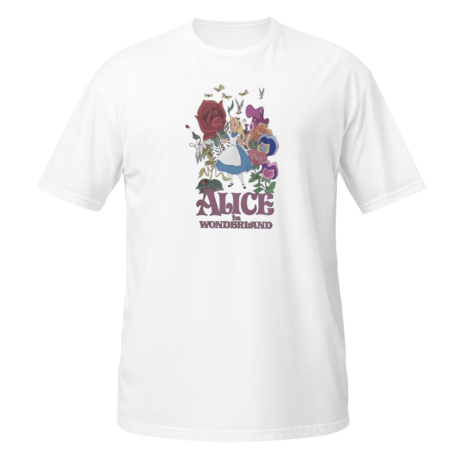 Retro Alice in Wonderland Vintage Disney Tee | Classic Disne — Gildan Hoodie fan art by Snagva