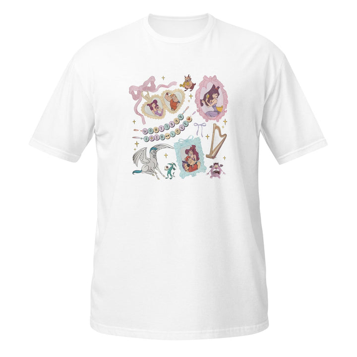 Retro Disney Megara Hercules Vintage Tee | 90s Disney Graphi — Bella+Canvas Tee fan art by Snagva