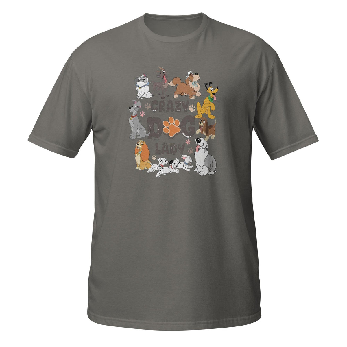 Crazy Dog Lady Disney Tee | Retro 101 Dalmatians Dogs Vintag — Gildan Sweatshirt fan art by Snagva (5)