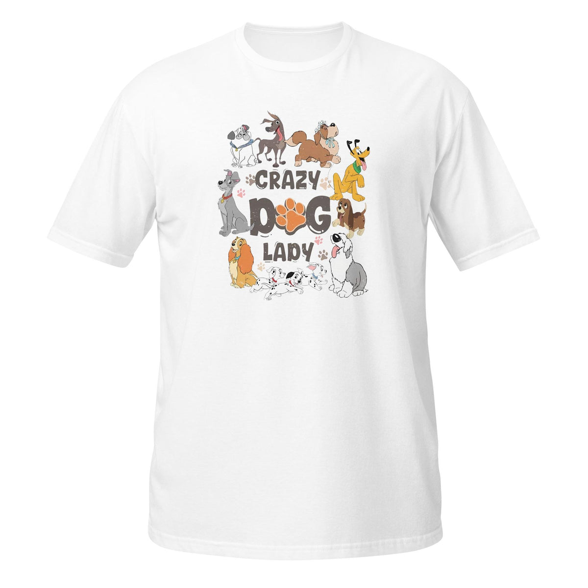 Crazy Dog Lady Disney Tee | Retro 101 Dalmatians Dogs Vintag — Comfort Colors Tee fan art by Snagva (6)