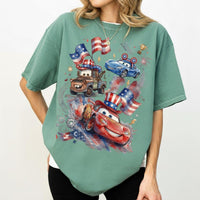 Patriotic Race Car — Gildan Sweatshirt fan art by Snagva (3)