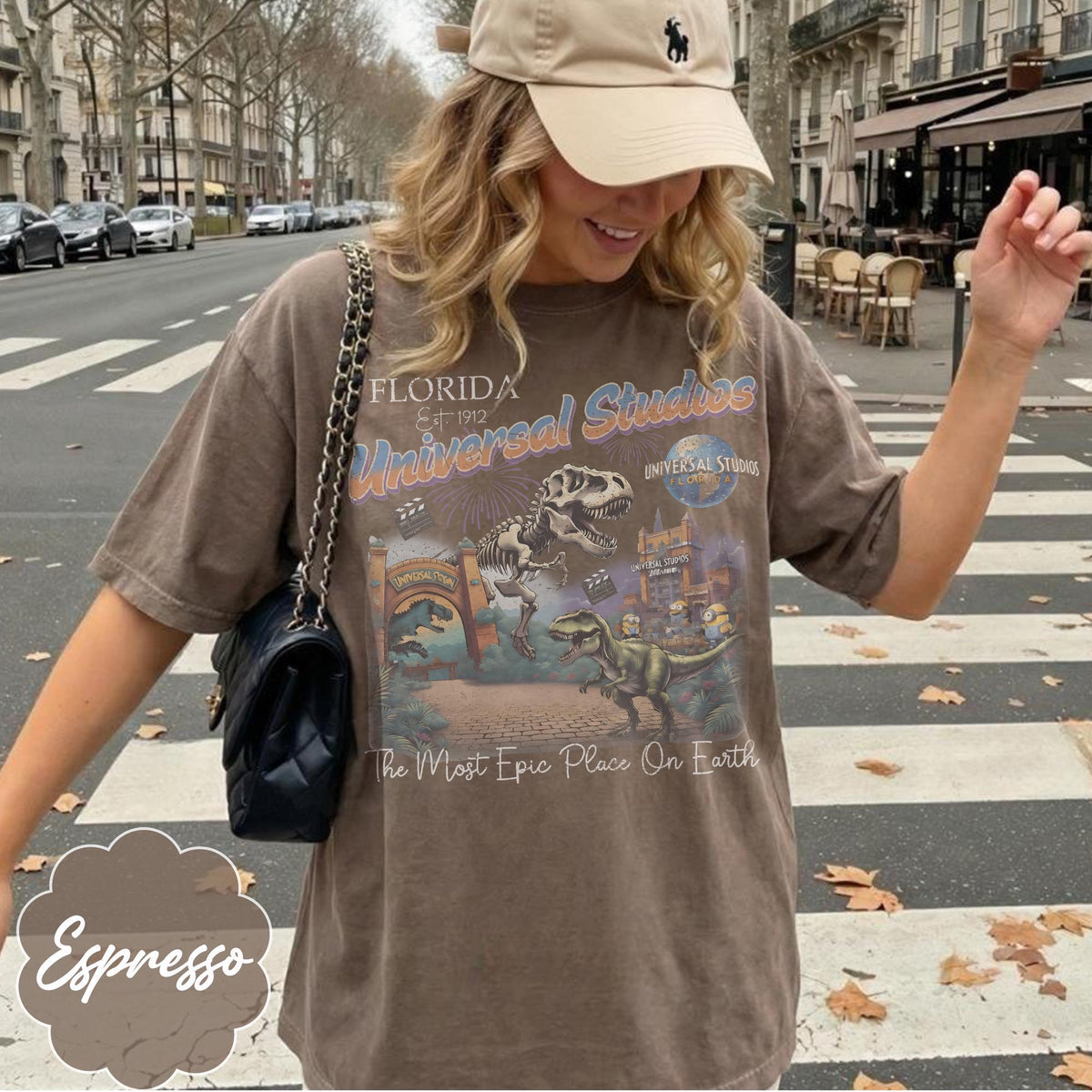 Retro Jurassic Park Dinosaur — Bella+Canvas Tee fan art by Snagva (6)
