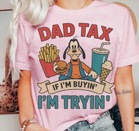 Retro Goofy Dad Tax — Bella+Canvas Tee fan art by Snagva (2)