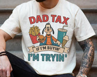 Retro Goofy Dad Tax — Bella+Canvas Tee fan art by Snagva (4)