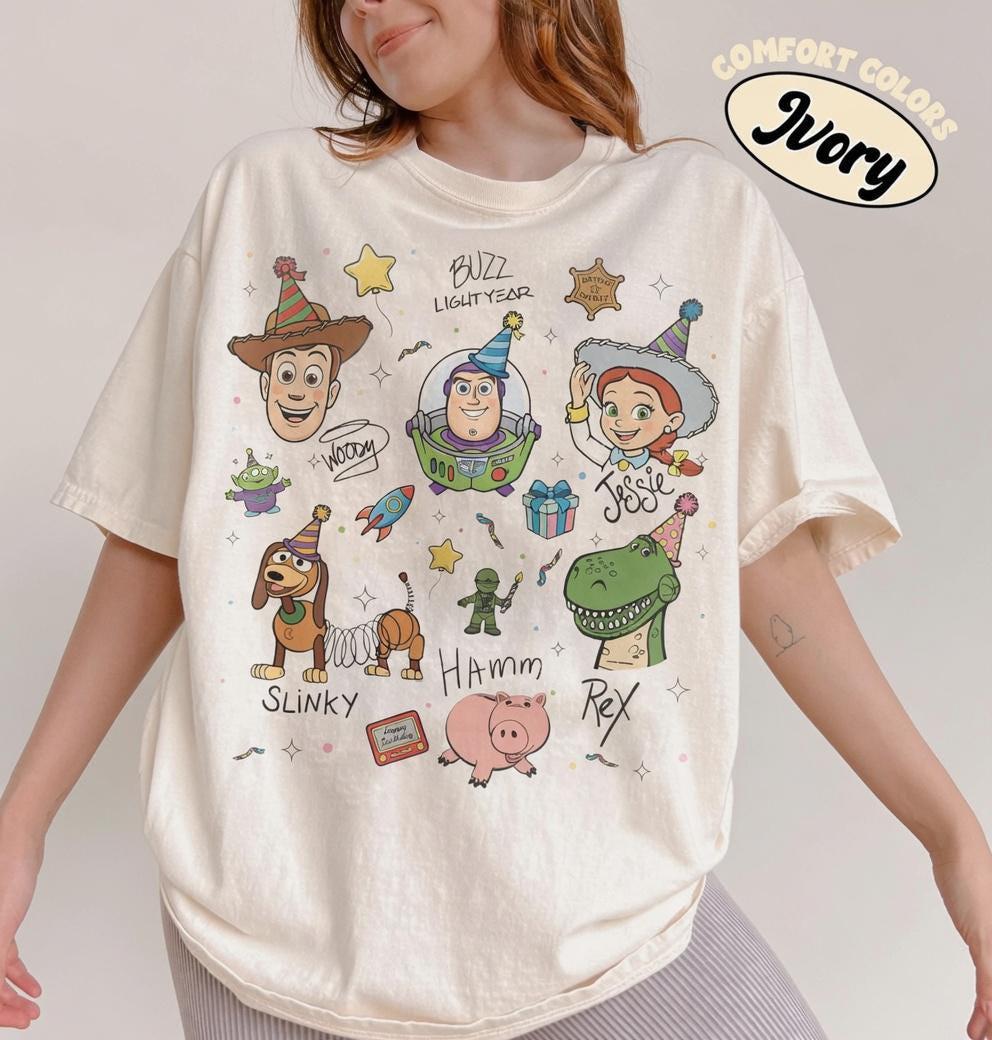 Toy Story Birthday Party Shirts — Bella+Canvas Tee fan art by Snagva (6)