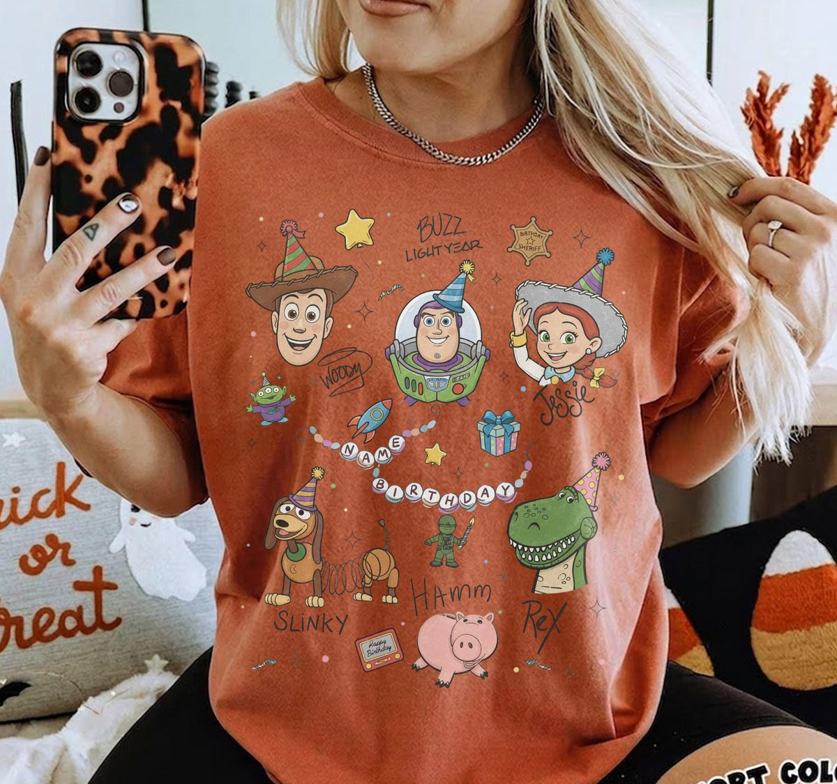 Retro Toy Story Birthday Party — Gildan Hoodie fan art by Snagva (2)