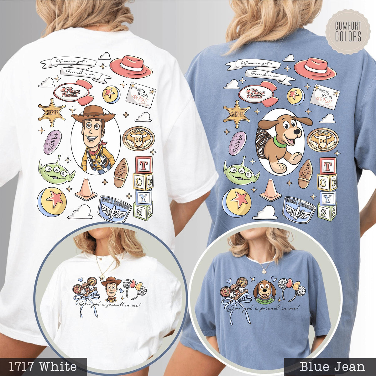 Retro Toy Story — Gildan Sweatshirt fan art by Snagva (2)