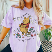 Comfort Colors Retro Winnie The Pooh Rumbly Tumbly — Comfort Colors Tee fan art by Snagva (5)