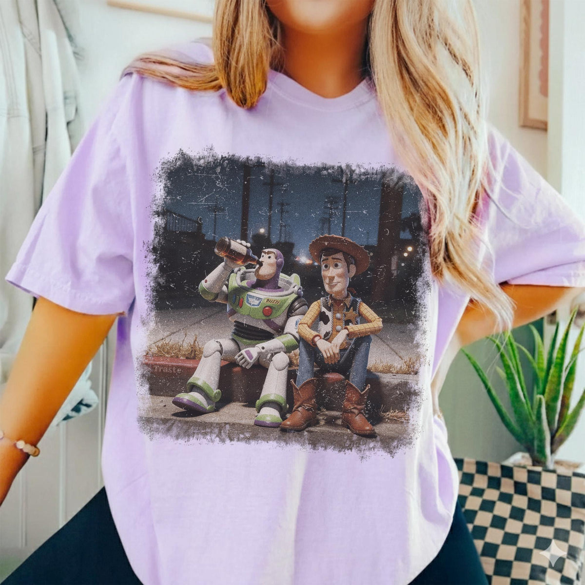 Comfort Colors Toy Story Buzz Lightyear Woody — Bella+Canvas Tee fan art by Snagva (5)