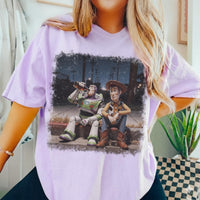 Comfort Colors Toy Story Buzz Lightyear Woody — Gildan Hoodie fan art by Snagva (5)