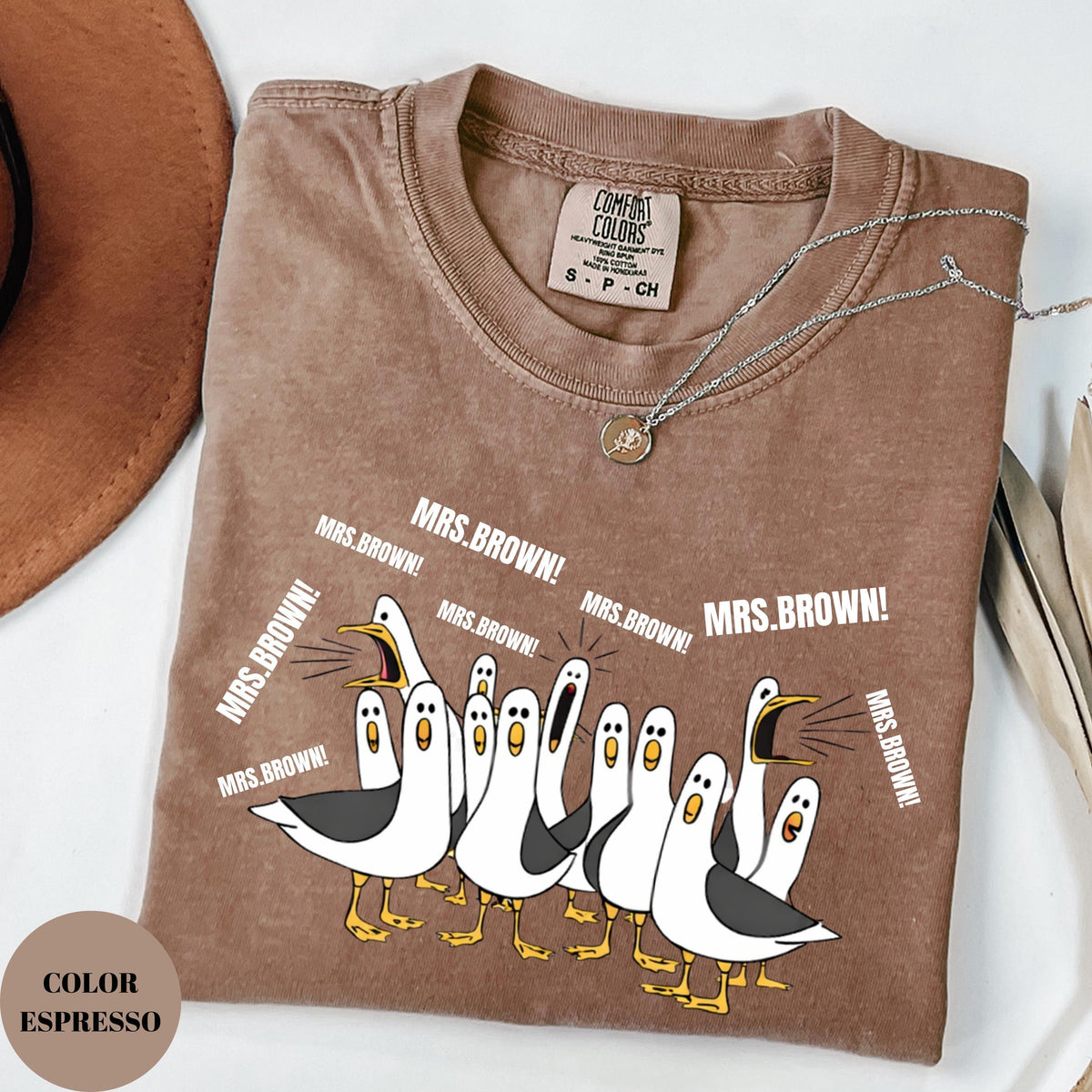Comfort Colors® Custom Seagulls Teacher — Comfort Colors Tee fan art by Snagva (2)