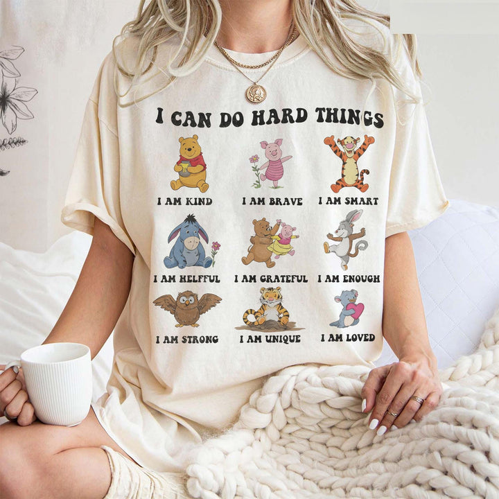 Comfort Colors I Can Do Hard Things — Gildan Sweatshirt fan art by Snagva