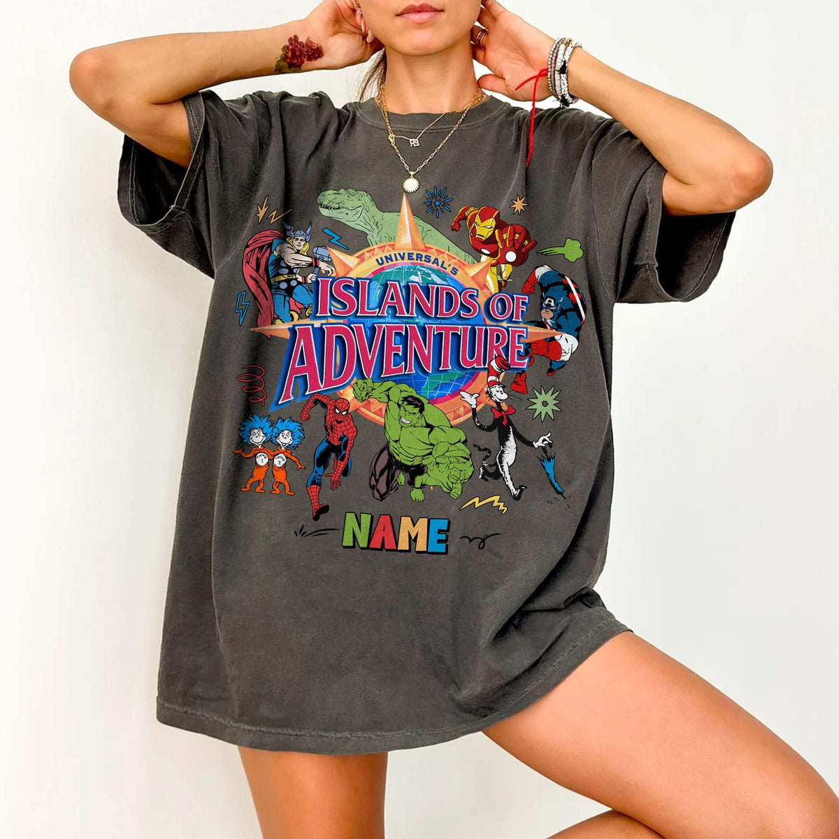 Retro Universal Studios Islands of Adventure — Comfort Colors Tee fan art by Snagva (4)