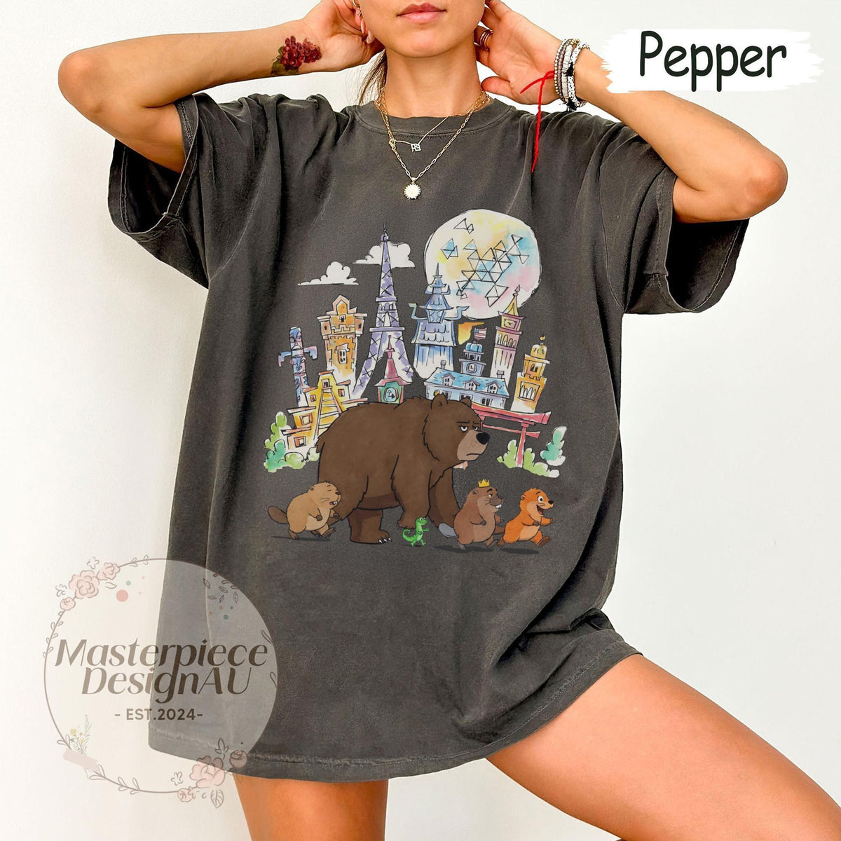 Pixar Hoppers World Landmarks — Gildan Sweatshirt fan art by Snagva (3)