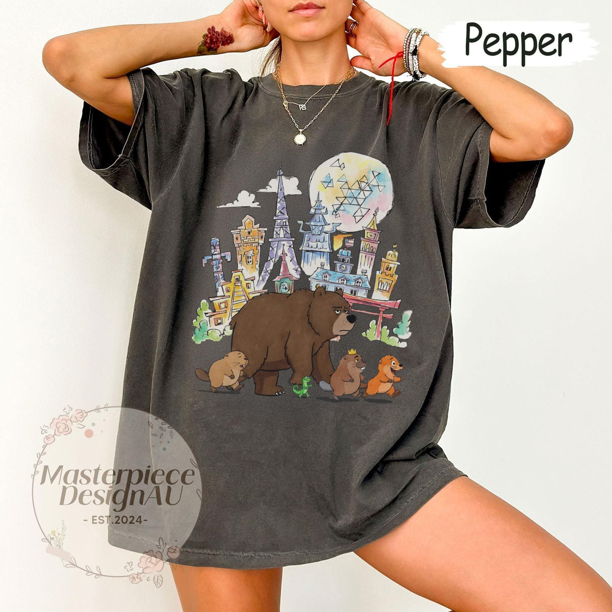 Pixar Hoppers World Landmarks — Comfort Colors Tee fan art by Snagva (3)