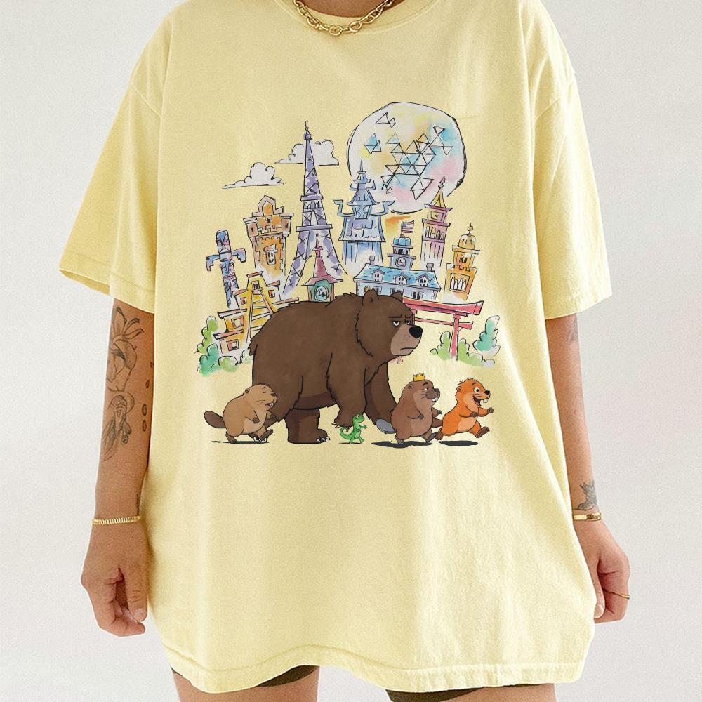 Pixar Hoppers World Landmarks — Gildan Hoodie fan art by Snagva (5)