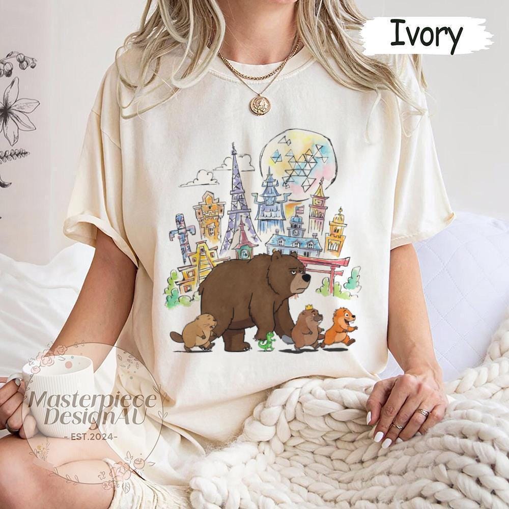 Pixar Hoppers World Landmarks — Bella+Canvas Tee fan art by Snagva (8)