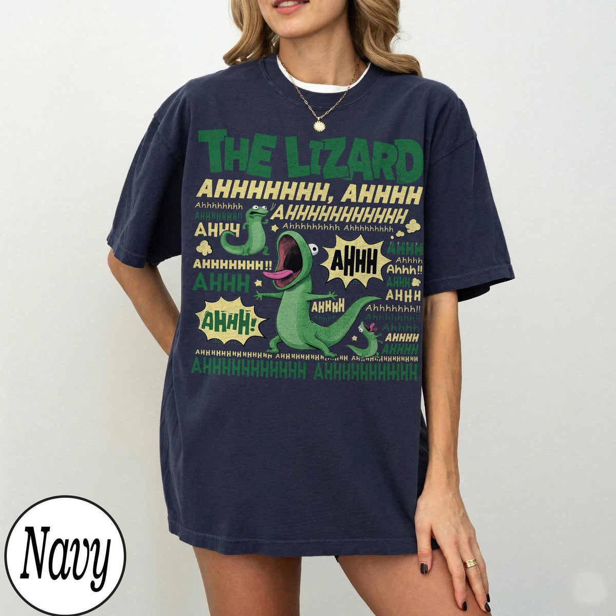 The Lizard Ahhhhh Meme Comfort Colors — Bella+Canvas Tee fan art by Snagva (7)