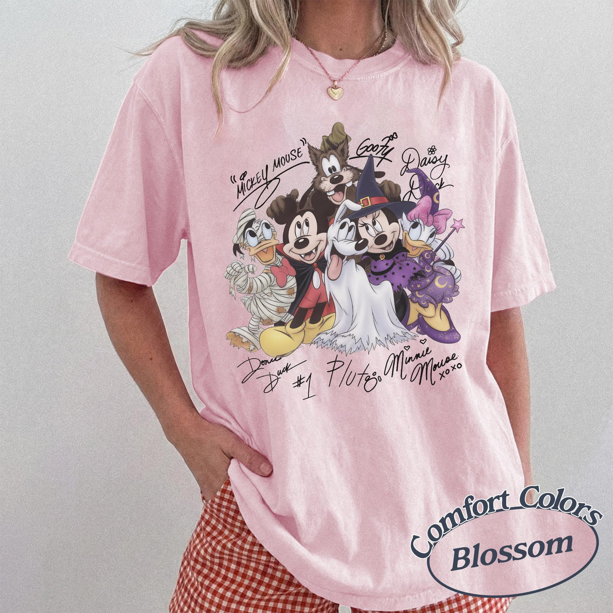 Comfort Colors Mickey & Friends Signature Halloween — Bella+Canvas Tee fan art by Snagva (5)