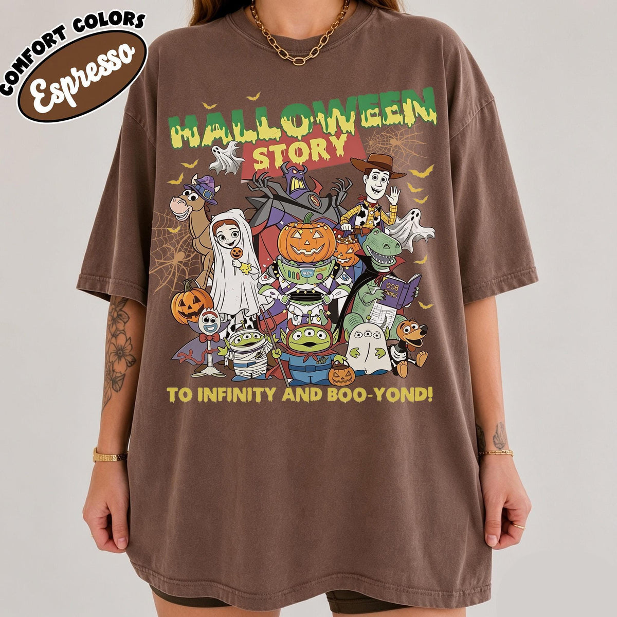Comfort Colors Toy Story Halloween — Bella+Canvas Tee fan art by Snagva
