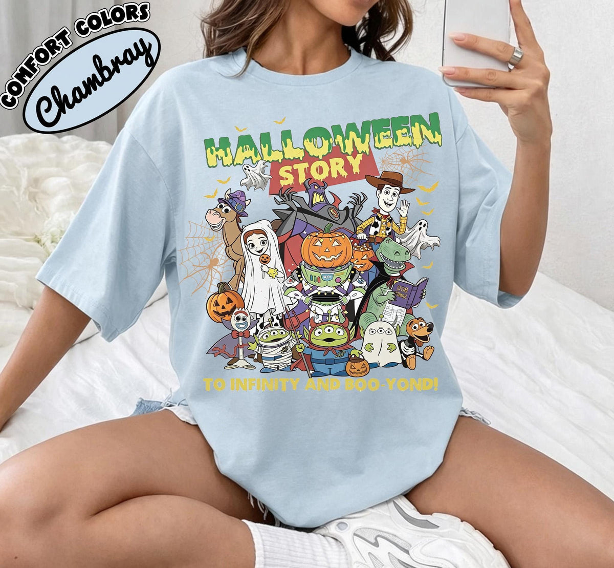 Comfort Colors Toy Story Halloween — Bella+Canvas Tee fan art by Snagva (2)