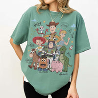 Retro Disney Toy Story Signature Halloween — Gildan Hoodie fan art by Snagva (3)