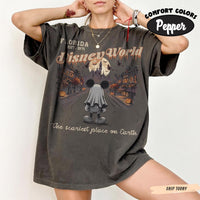 Retro Distressed Ghost Mickey Main Street Halloween Comfort  — Gildan Hoodie fan art by Snagva (2)