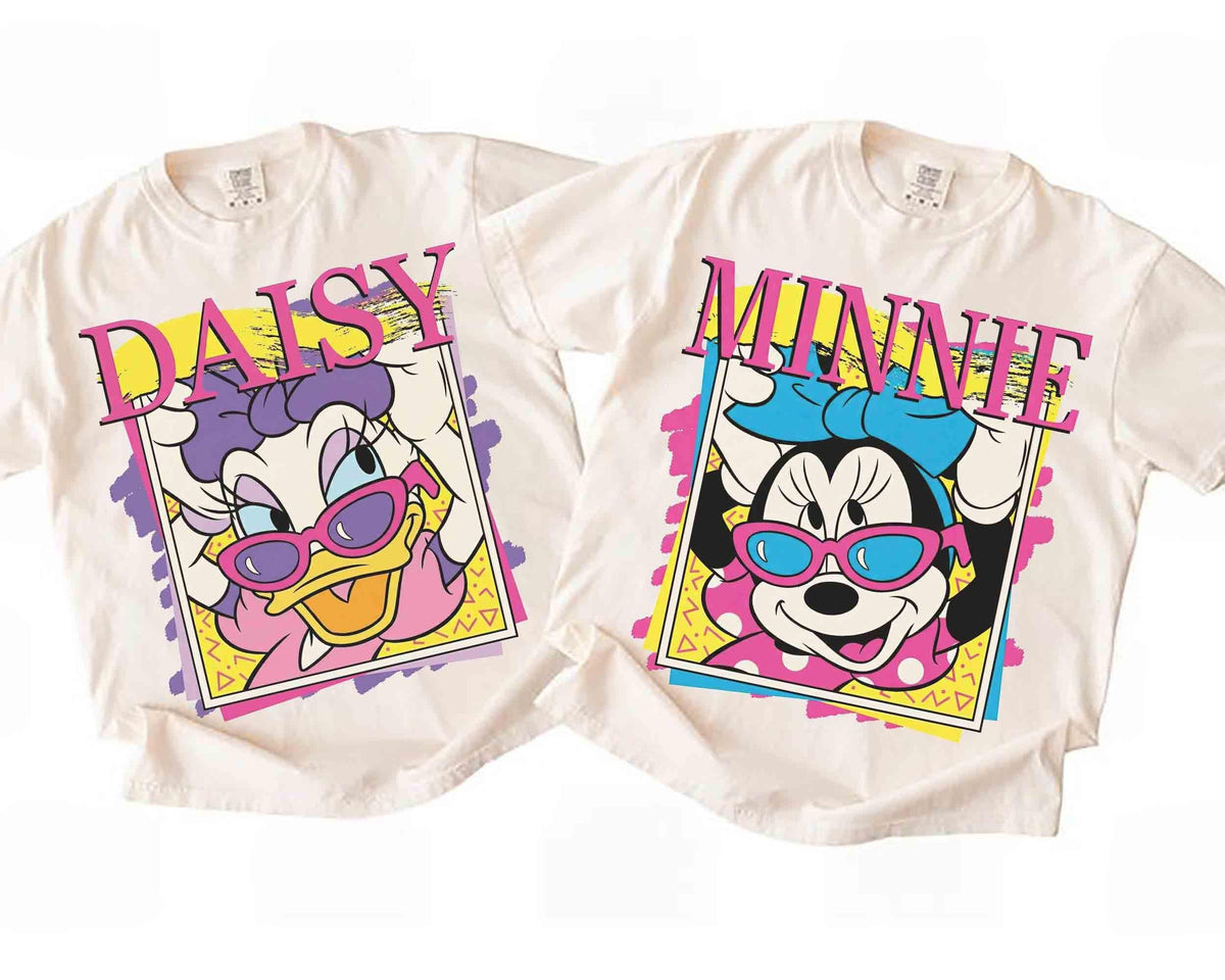 Comfort Colors Minnie Mouse Daisy Duck Disneyland Bestie Vac — Gildan Sweatshirt fan art by Snagva