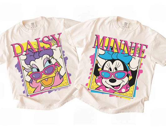 Comfort Colors Minnie Mouse Daisy Duck Disneyland Bestie Vac — Comfort Colors Tee