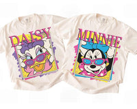 Comfort Colors Minnie Mouse Daisy Duck Disneyland Bestie Vac — Gildan Hoodie fan art by Snagva