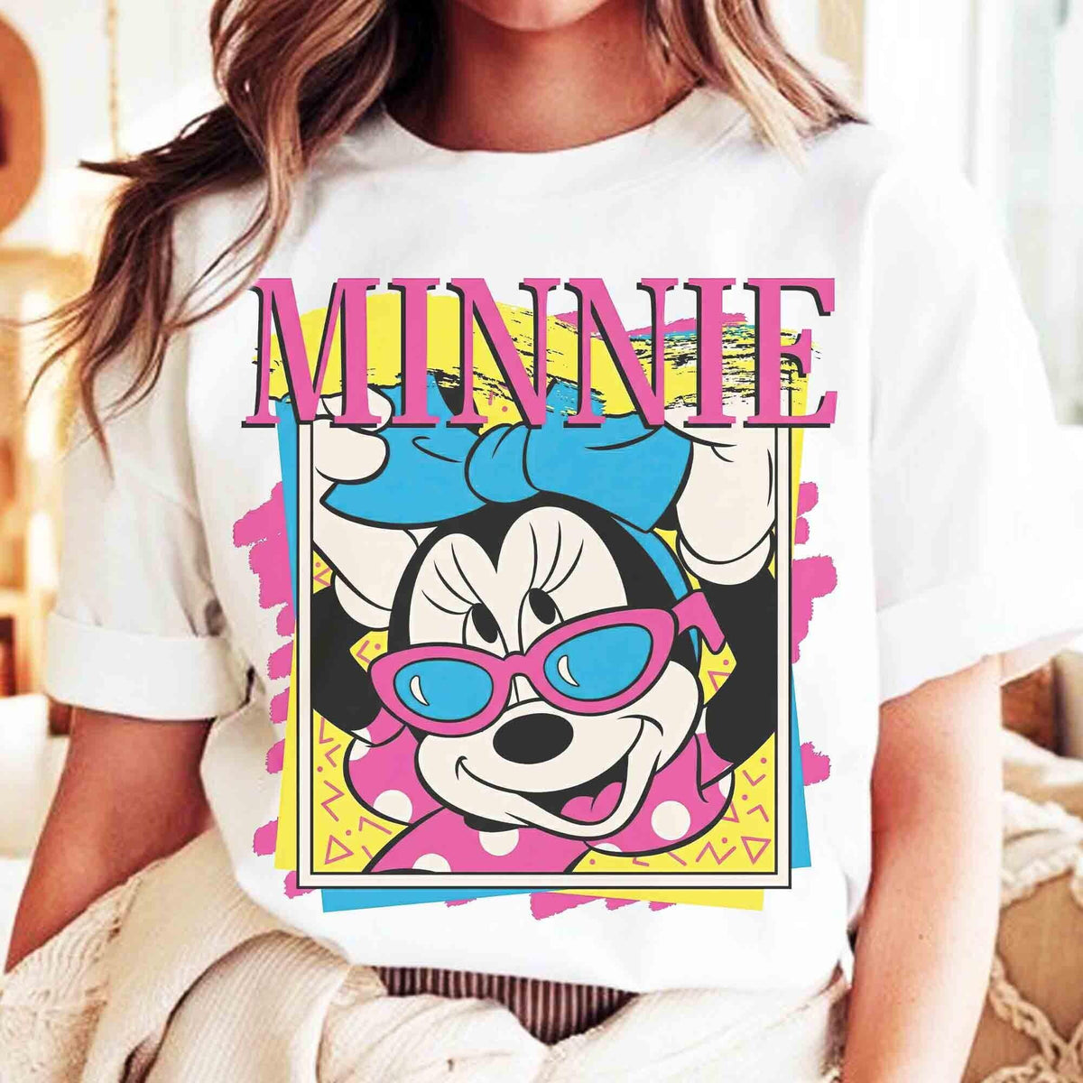 Comfort Colors Minnie Mouse Daisy Duck Disneyland Bestie Vac — Gildan Sweatshirt fan art by Snagva (3)