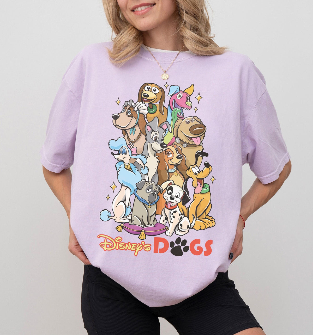 Disney Dogs — Bella+Canvas Tee fan art by Snagva (2)