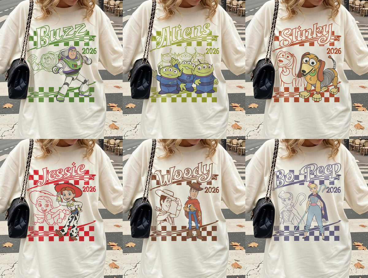 Toy Story 5 Characters Shirt 2026 — Bella+Canvas Tee fan art by Snagva