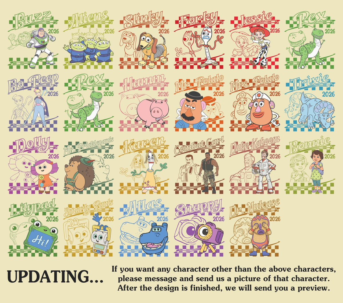 Toy Story 5 Characters Shirt 2026 — Gildan Hoodie fan art by Snagva (2)