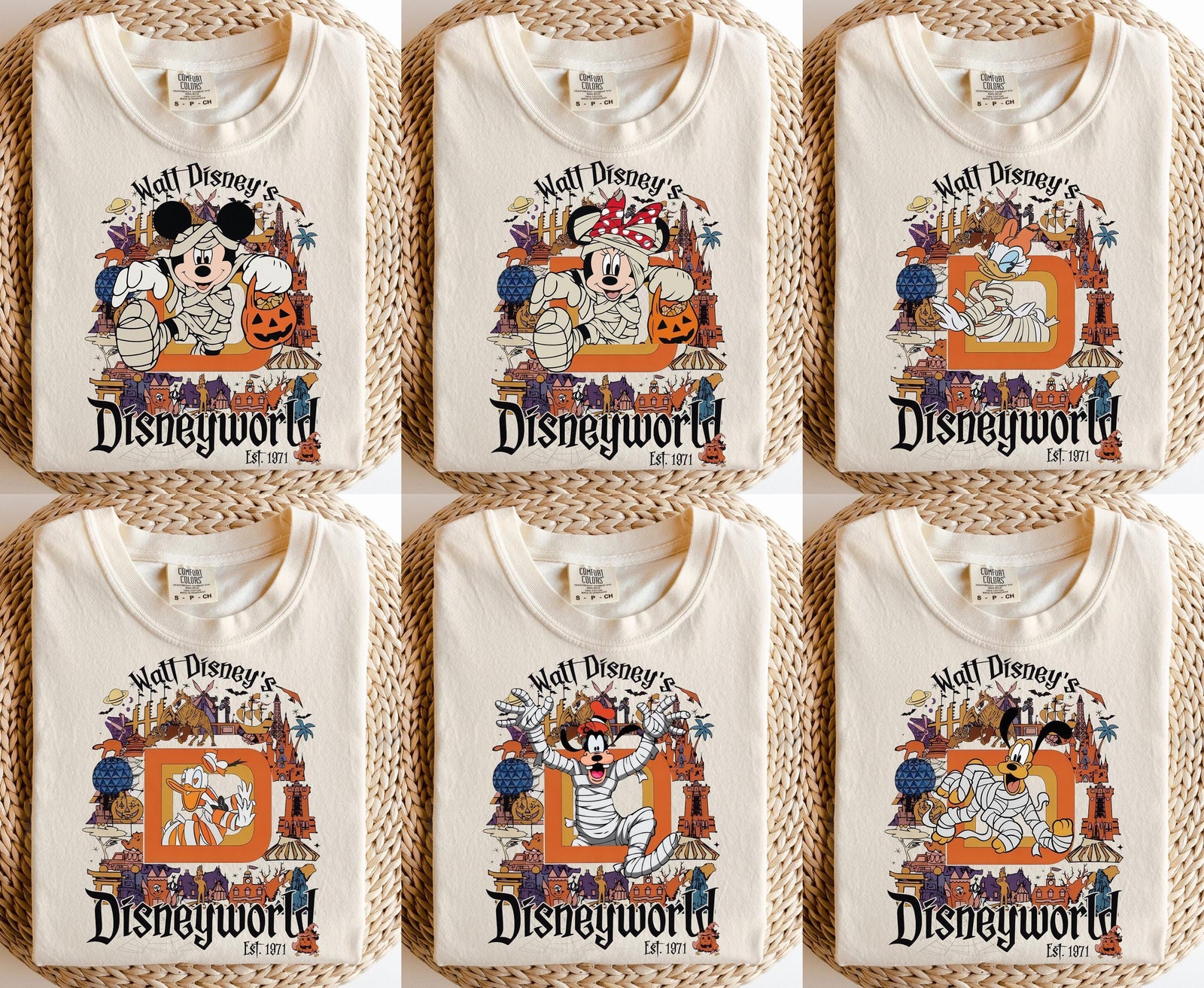 Retro Walt Disney World Halloween — Gildan Hoodie fan art by Snagva