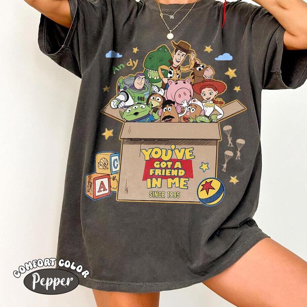 Toy Story 1995 Comfort Colors — Gildan Hoodie fan art by Snagva (3)